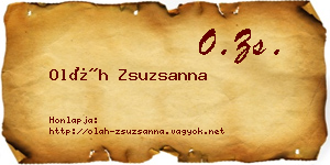 Oláh Zsuzsanna névjegykártya