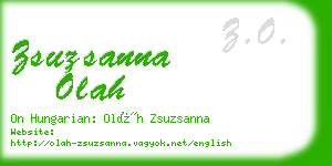 zsuzsanna olah business card